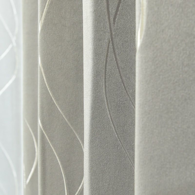 ブロウ 遮光 洗える ナチュラル 北欧 ドレープ カーテン 000000CH30