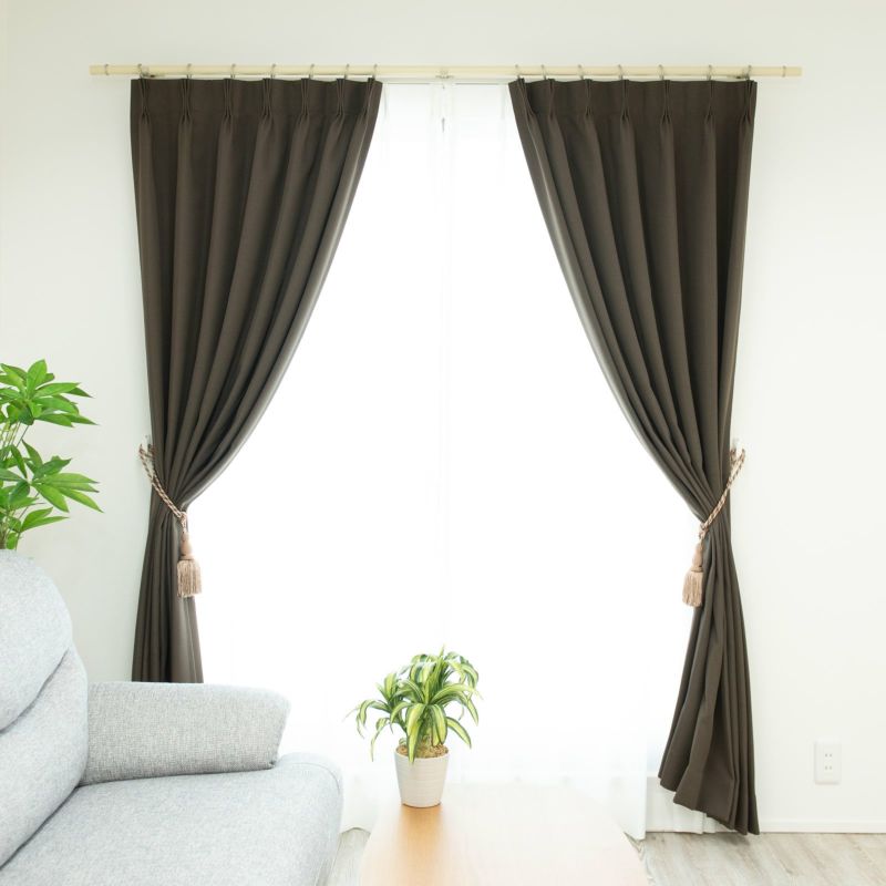 ブリーズ 遮光1級 洗える 防炎 無地 シンプル ナチュラル 北欧