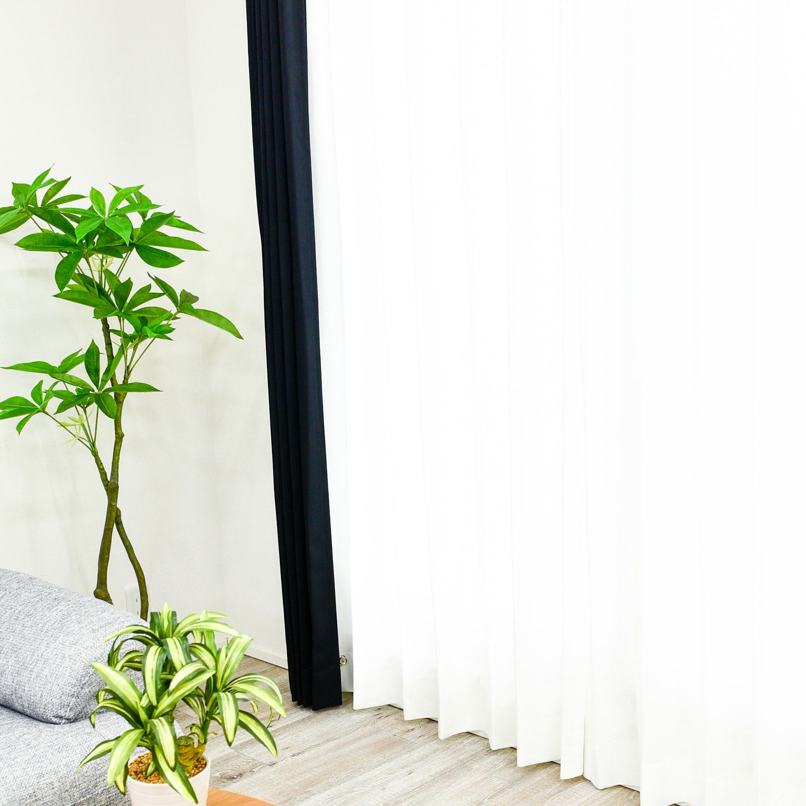 L371 洗える 防炎 ミラー UVカット 遮像 遮熱 無地 シンプル レース